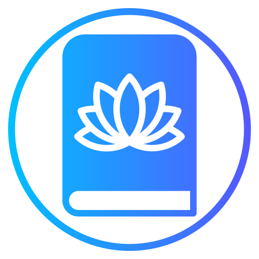 libro Generic gradient fill icono