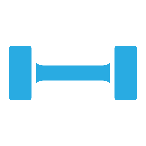 Dumbbells Generic color fill icon