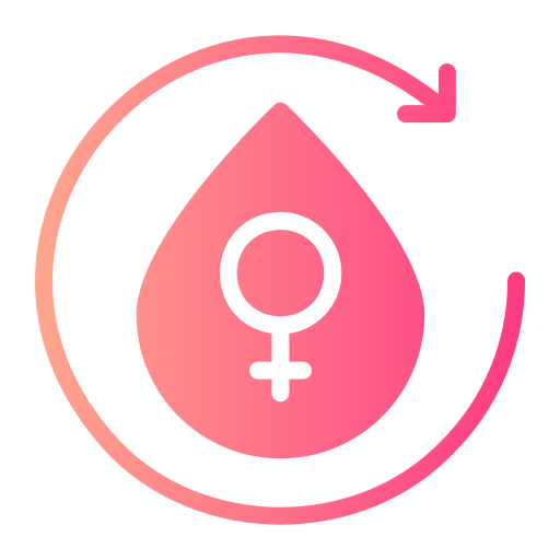 Менструальный цикл Generic gradient fill иконка