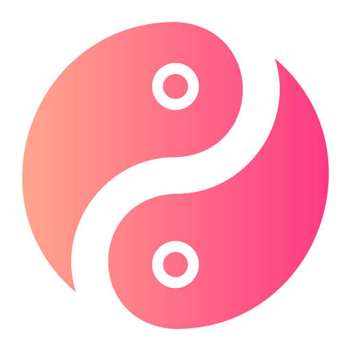 yin yang Generic gradient fill Ícone