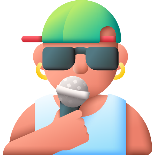 rapper 3D Color icon