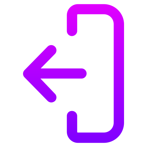 Exit Generic gradient outline icon