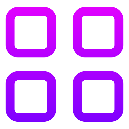 griglia Generic gradient outline icona