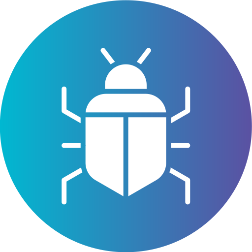 logiciels malveillants Generic gradient fill Icône