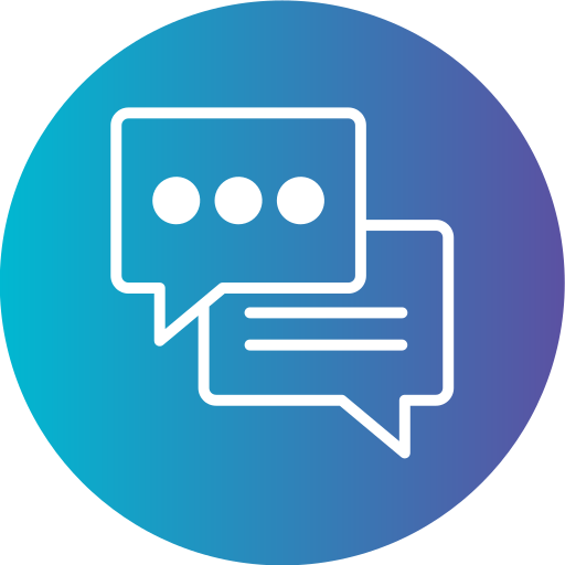 Dialogue Generic gradient fill icon