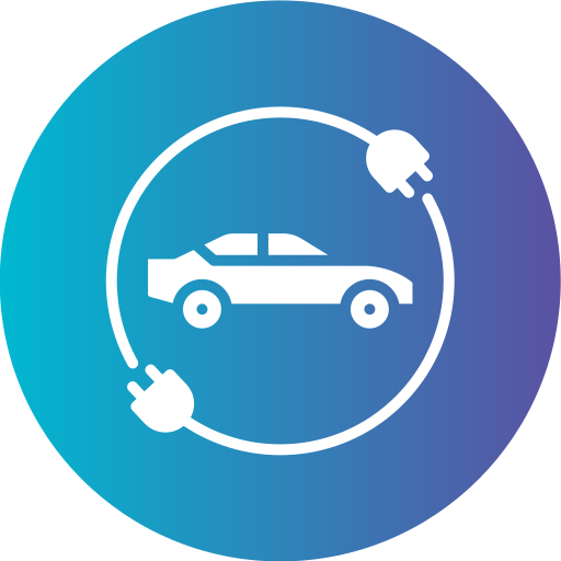 Electric car Generic gradient fill icon