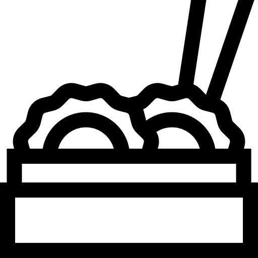 bola de masa hervida Basic Straight Lineal icono
