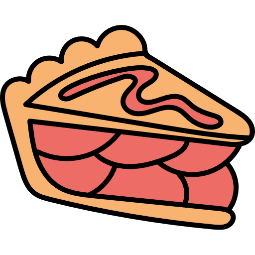 ciasto Hand Drawn Color ikona