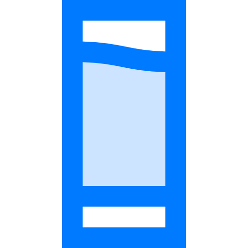 Water glass Vitaliy Gorbachev Blue icon
