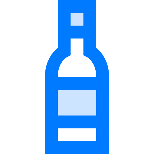Wine bottle Vitaliy Gorbachev Blue icon