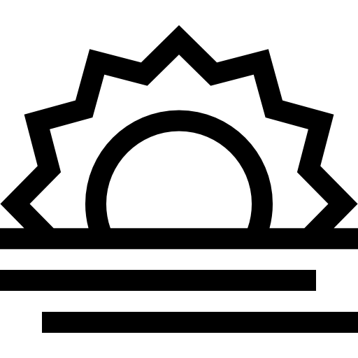 안개 Basic Straight Lineal icon