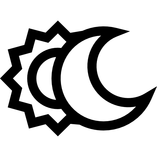 日食 Basic Straight Lineal icon