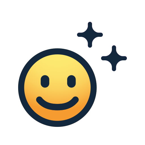 Face emoji Generic gradient lineal-color icon