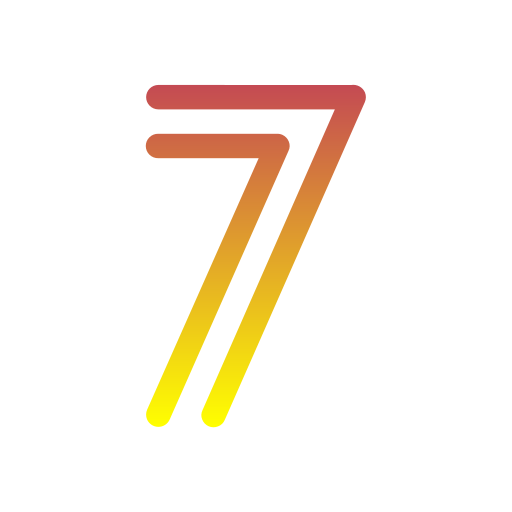 Seven Generic gradient outline icon