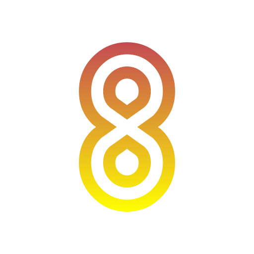 otto Generic gradient outline icona
