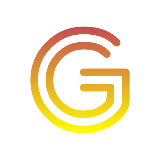 g Generic gradient outline icon