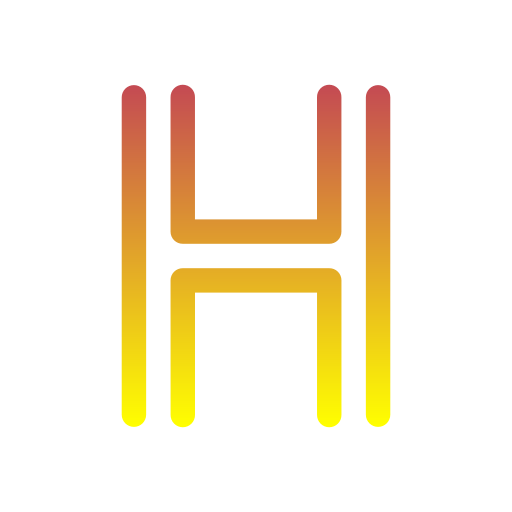 h Generic gradient outline icona