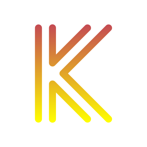 k Generic gradient outline icon