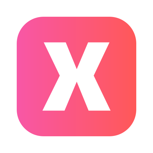 X Generic gradient fill icon