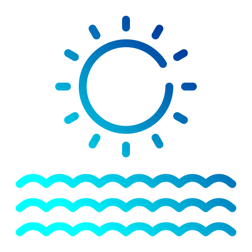 여름 Generic gradient outline icon