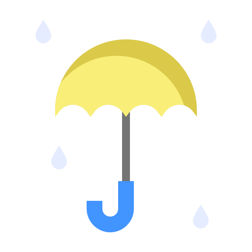 雨 Generic color fill icon