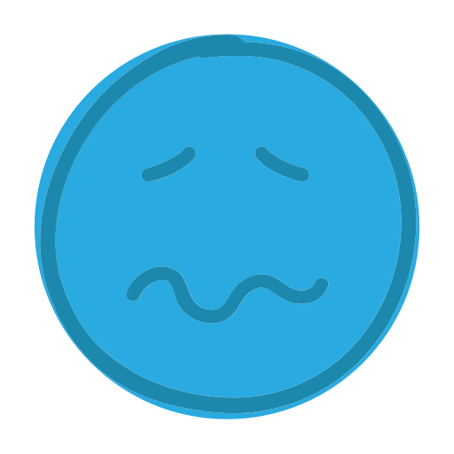 Sad Generic color hand-drawn icon