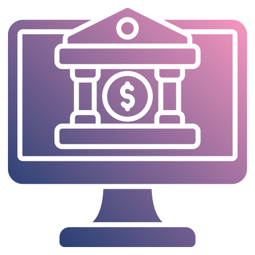 banca online Generic gradient fill icona