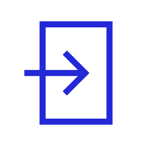 wejście Generic color outline ikona