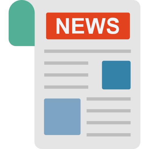 News blog Generic color fill icon