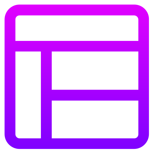 układ Generic gradient outline ikona
