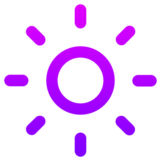 Солнце Generic gradient outline иконка