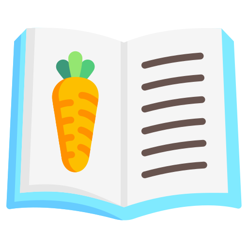 receptenboek Generic color fill icoon