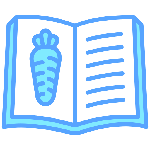 receptenboek Generic color lineal-color icoon
