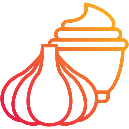 Garlic Generic gradient outline icon