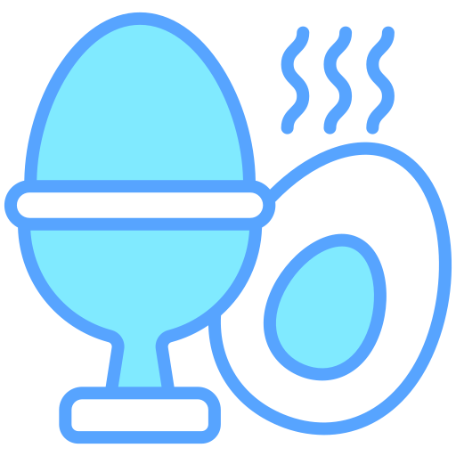 Вареное яйцо Generic color lineal-color иконка