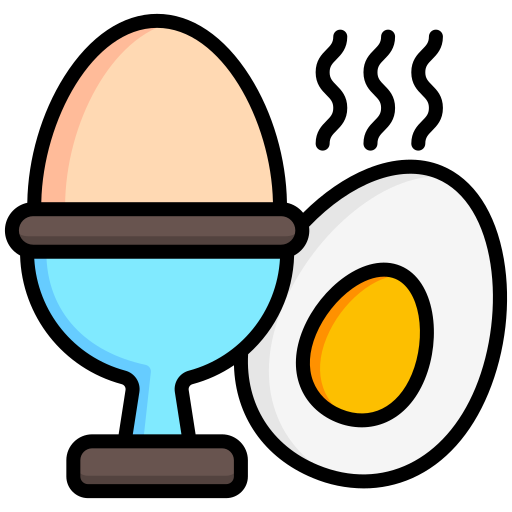 Boiled egg Generic color lineal-color icon