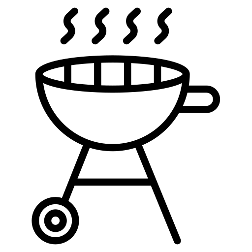 炭火グリル Generic black outline icon