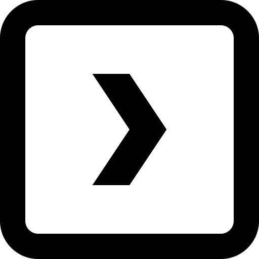 右ボタン Generic black outline icon