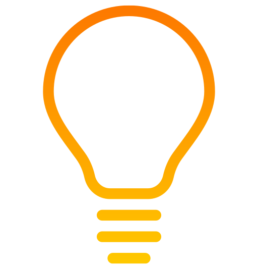 Lightbulb Generic gradient outline icon