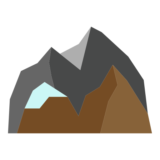 Mountain Generic color fill icon