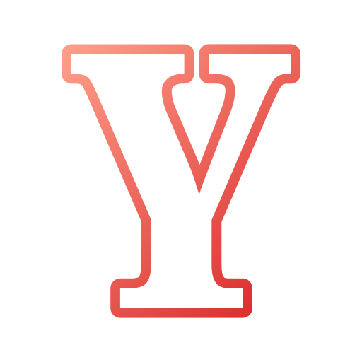 Letter y Generic gradient outline icon