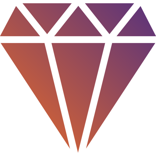 diamante Generic gradient fill icono