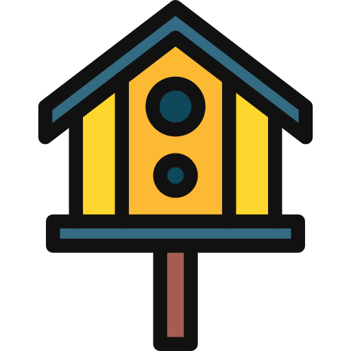 Birdhouse Generic color lineal-color icon