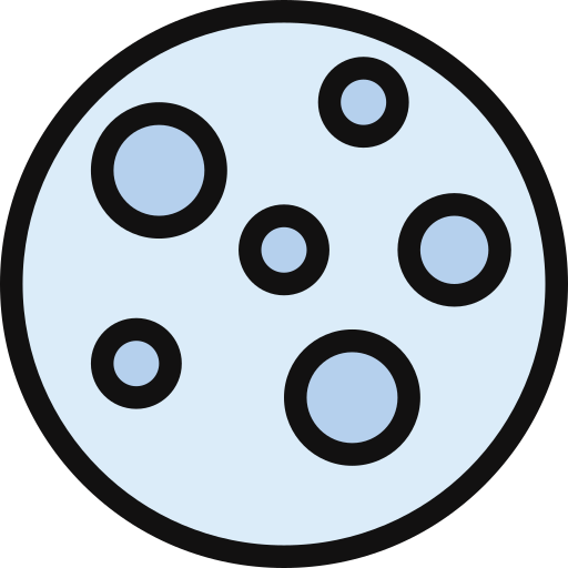 Full moon Generic color lineal-color icon