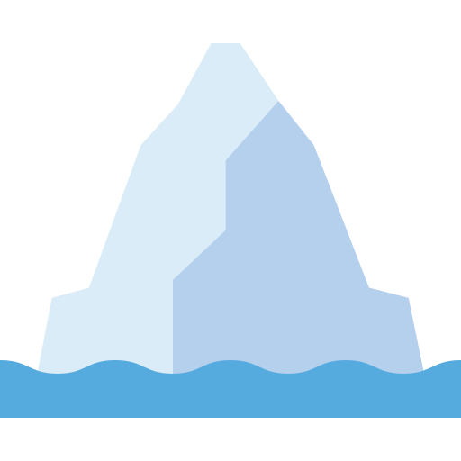 iceberg Generic color fill icona