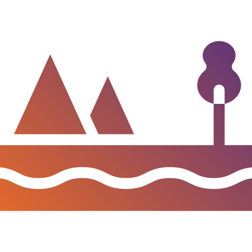 jezioro Generic gradient fill ikona