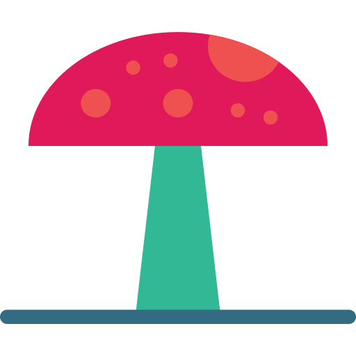 Mushroom Generic color fill icon