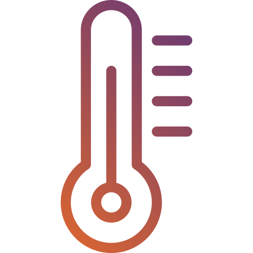 temperatura Generic gradient outline ikona
