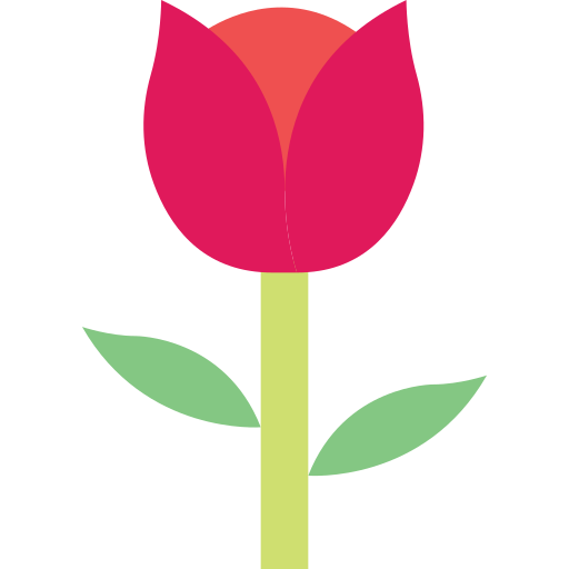 Тюльпан Generic color fill иконка