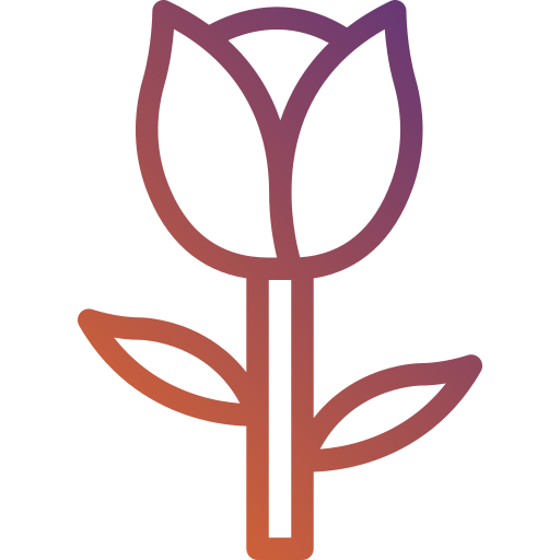 tulipano Generic gradient outline icona